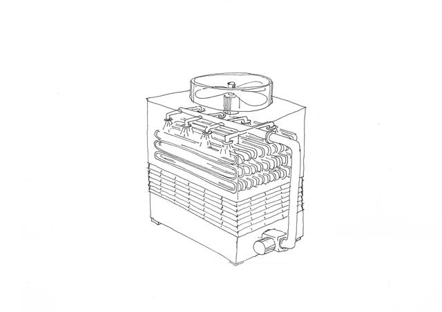 CFR C Evaporative condenser drawing