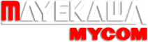 MAYEKAWA white logo